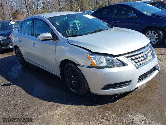 2014 Nissan Sentra S with VIN 1N4AB7AP0EN853601, listed as a IAAI auction lot 41573798 with 174,431 mi miles. Bid and sale history available at carsss.com. Image 1.