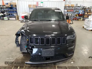 2019 Jeep Grand Cherokee Overland with VIN 1C4RJFCT8KC610341, listed as a Copart auction lot 83424454 with 57,356 mi miles and Salvage Title. Bid and sale history available at carsss.com. Image 5.