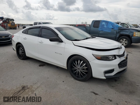 2016 Chevrolet Malibu LS with VIN 1G1ZB5ST8GF193889, listed as a Copart auction lot 60373445 with 134,821 mi miles and Salvage title. Bid and sale history available at DreamBid. Image 4.
