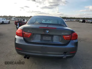 2015 BMW 4 Series 428i xDrive with VIN WBA3T1C58FP820907, listed as a Copart auction lot 87227004 with 81,047 mi miles and Salvage Title. Bid and sale history available at carsss.com. Image 6.