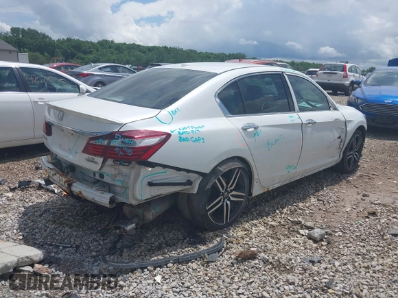 2017 Honda Accord Touring with VIN 1HGCR3F98HA003410, listed as a IAAI auction lot 42534659 with 211,470 mi miles and . Bid and sale history available at DreamBid. Image 4.
