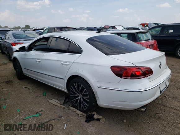 2015 Volkswagen CC VR6 Executive 4Motion with VIN WVWGU7AN5FE800701, listed as a Copart auction lot 63322263 with 96,506 mi miles. Bid and sale history available at carsss.com. Image 2.