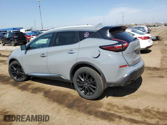 2023 Nissan Murano Platinum z VIN 5N1AZ2DS3PC129694, wystawiony jako Copart lot #53986615 z przebiegiem 19 829 mil mil oraz Szkoda całkowita • Salvage title. Historia ofert i sprzedaży dostępna na DreamBid. Obrazek 2.