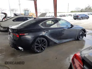 2024 Lexus IS 350 F Sport z VIN JTHGZ1B29R5075495, wystawiony jako Copart lot #53697565 z przebiegiem 11 799 mil mil oraz Szkoda całkowita • Salvage title. Historia ofert i sprzedaży dostępna na DreamBid. Obrazek 3.