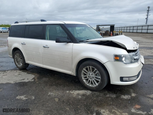 2019 Ford Flex SEL with VIN 2FMHK6C82KBA14982, listed as a Copart auction lot 49103105 with 57,760 mi miles and Salvage Title. Bid and sale history available at carsss.com. Image 4.