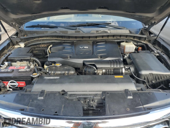 2011 Infiniti QX56 7-passenger with VIN JN8AZ2NE2B9000336, listed as a Copart auction lot 78313144 with 188,676 mi miles and Salvage Title. Bid and sale history available at carsss.com. Image 12.
