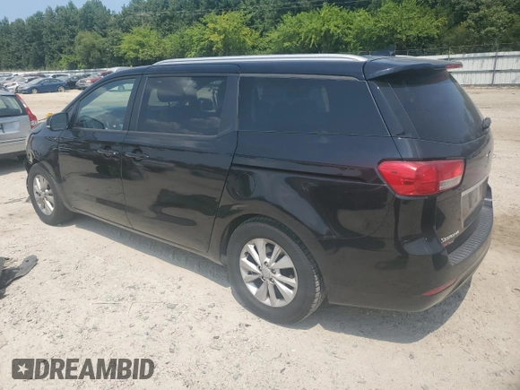 2018 Kia Sedona LX with VIN KNDMB5C17J6355646, listed as a Copart auction lot 67643374 with 106,261 mi miles and Salvage Title. Bid and sale history available at carsss.com. Image 2.