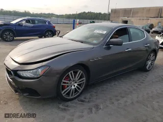 2016 Maserati Ghibli S Q4 with VIN ZAM57RTA1G1170667, listed as a Copart auction lot 62752763 with 68,224 mi miles. Bid and sale history available at carsss.com. Image 1.