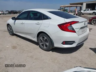 2019 Honda Civic Sedan LX with VIN 19XFC2F64KE040214, listed as a IAAI auction lot 41753300 with 74,285 mi miles. Bid and sale history available at carsss.com. Image 3.