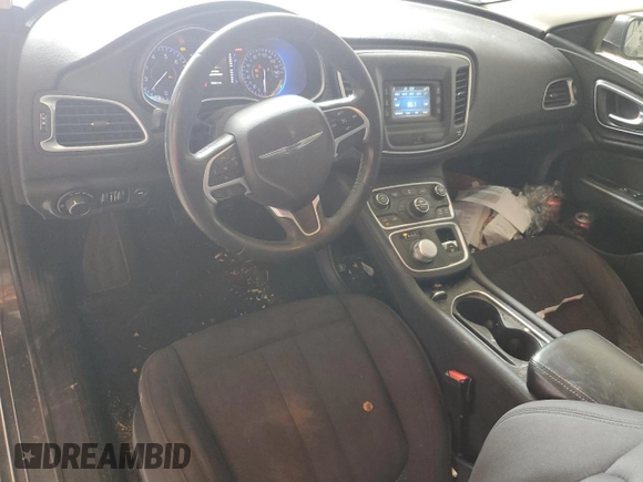 2015 Chrysler 200 Limited with VIN 1C3CCCABXFN588723, listed as a Copart auction lot 53936435 with 120,513 mi miles and Non repairable. Bid and sale history available at DreamBid. Image 8.