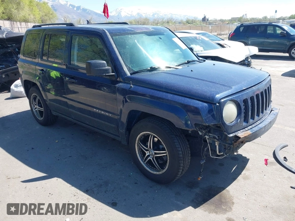 2016 Jeep Patriot Sport with VIN 1C4NJRBBXGD579801, listed as a IAAI auction lot 42040723 with 135,401 mi miles and . Bid and sale history available at carsss.com. Image 1.