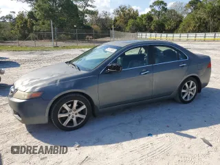 2004 Acura TSX w/Navigation with VIN JH4CL96984C035497, listed as a Copart auction lot 47575605 with 233,266 mi miles and Salvage Title. Bid and sale history available at carsss.com. Image 1.