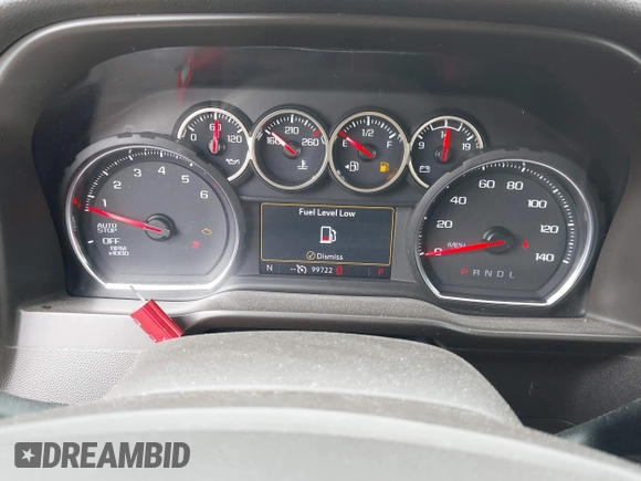2020 Chevrolet Silverado 1500 RST with VIN 3GCPWDED0LG393465, listed as a IAAI auction lot 41707876 with 99,722 mi miles and . Bid and sale history available at DreamBid. Image 7.