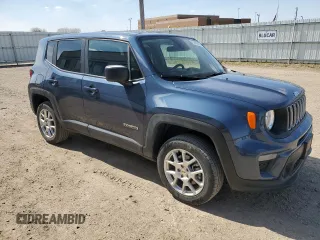 2023 Jeep Renegade Latitude with VIN ZACNJDB12PPP72954, listed as a Copart auction lot 54257005 with 25,320 mi miles and Clean Title. Bid and sale history available at carsss.com. Image 4.