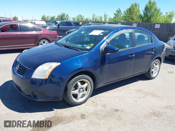 2007 Nissan Sentra 2.0 with VIN 3N1AB61E97L609583, listed as a IAAI auction lot 39568264 with 183,606 mi miles and . Bid and sale history available at DreamBid. Image 2.