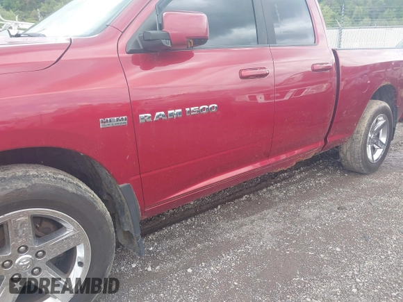 2012 Ram 1500 Sport with VIN 1C6RD7HT7CS110031, listed as a IAAI auction lot 42209089 with 233,925 mi miles and . Bid and sale history available at DreamBid. Image 6.