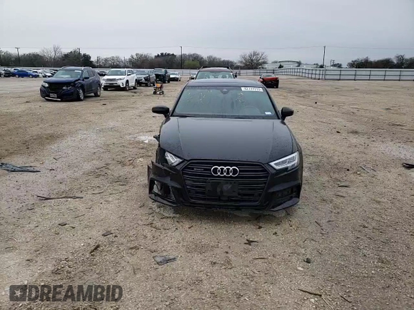 2020 Audi A3 Sedan S line Premium Plus with VIN WAUJEGFF3LA104892, listed as a Copart auction lot 82777233 with 83,297 mi miles. Bid and sale history available at carsss.com. Image 10.