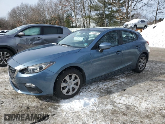 2014 Mazda 3 i Sport with VIN JM1BM1K71E1205616, listed as a Copart auction lot 44175665 with 61,667 mi miles and Clean Title. Bid and sale history available at DreamBid. Image 1.