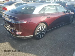 2023 Lucid Air Grand Touring z VIN 50EA1GBA1PA001190, wystawiony jako Copart lot #86923954 z przebiegiem 9658 mil mil oraz Szkody całkowita. Historia ofert i sprzedaży dostępna na DreamBid. Obrazek 3.