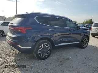 2021 Hyundai Santa Fe Calligraphy with VIN 5NMS5DAL1MH316247, listed as a Copart auction lot 63686564 with 54,291 mi miles and Clean title. Bid and sale history available at DreamBid. Image 3.