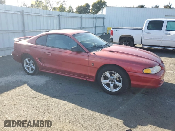 1998 Ford Mustang z VIN 1FAFP4044WF142556, wystawiony jako Copart lot #51642505 z przebiegiem 146 962 mil mil oraz Szkoda całkowita • Salvage title. Historia ofert i sprzedaży dostępna na DreamBid. Obrazek 4.