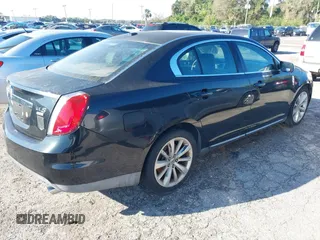 2009 Lincoln MKS with VIN 1LNHM94RX9G607947, listed as a IAAI auction lot 41644221 with 184,979 mi miles. Bid and sale history available at carsss.com. Image 4.