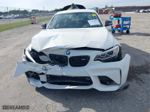 2017 BMW M2 with VIN WBS1H9C55HV886803, listed as a IAAI auction lot 41241081 with 37,874 mi miles. Bid and sale history available at carsss.com. Image 6.