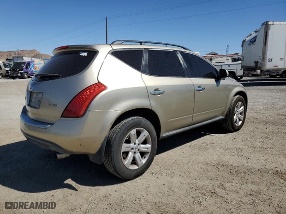 2007 Nissan Murano S with VIN JN8AZ08WX7W600507, listed as a Copart auction lot 68063354 with 155,922 mi miles and Salvage Title. Bid and sale history available at carsss.com. Image 3.
