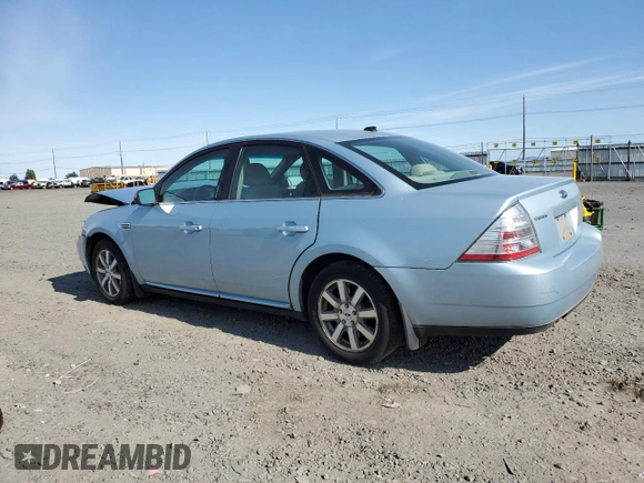 2008 Ford Taurus SEL z VIN 1FAHP24W38G148905, wystawiony jako Copart lot #59186355 z przebiegiem 108 185 mil mil oraz Szkoda całkowita • Salvage title. Historia ofert i sprzedaży dostępna na DreamBid. Obrazek 2.