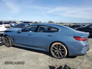 2020 BMW 8 Series M850i with VIN WBAGV8C03LCD56181, listed as a Copart auction lot 44647445 with 0 mi miles and Salvage Title. Bid and sale history available at carsss.com. Image 2.