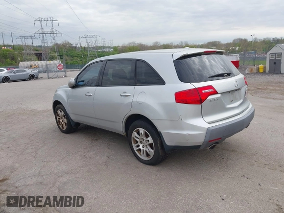 2009 Acura MDX Tech/Entertainment Pkg with VIN 2HNYD28429H523839, listed as a IAAI auction lot 42086231 with 203,211 mi miles. Bid and sale history available at carsss.com. Image 3.