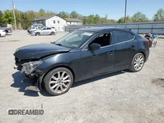 2015 Mazda 3 S Grand Touring with VIN JM1BM1W31F1232923, listed as a Copart auction lot 54406865 with Not provided miles and Salvage title. Bid and sale history available at DreamBid. Image 1.