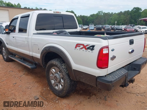 2015 Ford F-250 Lariat with VIN 1FT7W2BT9FEB91672, listed as a IAAI auction lot 42205780 with 159,822 mi miles and . Bid and sale history available at DreamBid. Image 3.