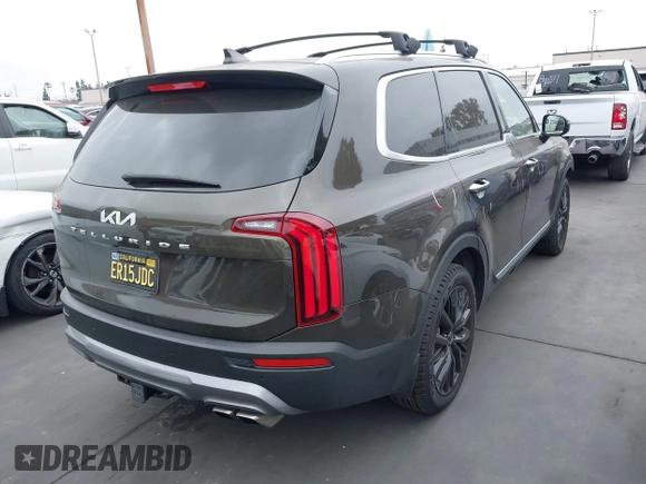 2022 Kia Telluride SX with VIN 5XYP54HC0NG211061, listed as a IAAI auction lot 42337734 with 95,554 mi miles and . Bid and sale history available at DreamBid. Image 4.