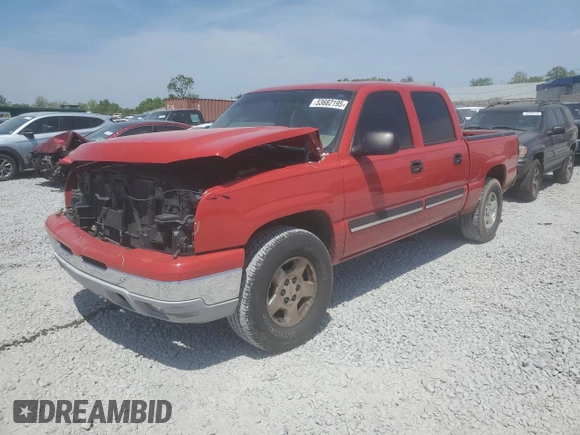 2006 Chevrolet Silverado 1500 LT1 with VIN 2GCEC13T861168586, listed as a Copart auction lot 53682195 with 189,665 mi miles and Salvage Title. Bid and sale history available at DreamBid. Image 1.