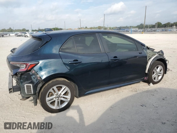 2022 Toyota Corolla Hatchback SE with VIN JTNB4MBEXN3149188, listed as a Copart auction lot 48329635 with 80,868 mi miles and Non Repairable. Bid and sale history available at carsss.com. Image 3.