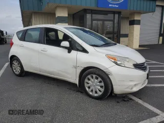 2014 Nissan Note S with VIN 3N1CE2CPXEL417156, listed as a Copart auction lot 46835325 with 177,417 mi miles and Clean title. Bid and sale history available at DreamBid. Image 4.