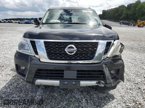 2018 Nissan Armada SV with VIN JN8AY2ND0J9052654, listed as a Copart auction lot 64750694 with 160,102 mi miles and Salvage Title. Bid and sale history available at carsss.com. Image 5.
