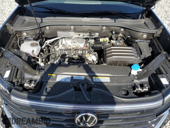 2024 Volkswagen Atlas SE with VIN 1V2DE2CA5RC262903, listed as a Copart auction lot 57241995 with 4,186 mi miles and Salvage title. Bid and sale history available at DreamBid. Image 12.