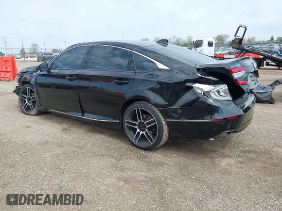 2020 Honda Accord EX with VIN 1HGCV1F41LA056074, listed as a IAAI auction lot 42123670 with 71,822 mi miles and . Bid and sale history available at DreamBid. Image 3.