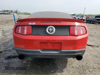 2011 Ford Mustang V6 with VIN 1ZVBP8AM4B5130810, listed as a Copart auction lot 54704645 with 186,024 mi miles and Salvage title. Bid and sale history available at DreamBid. Image 6.