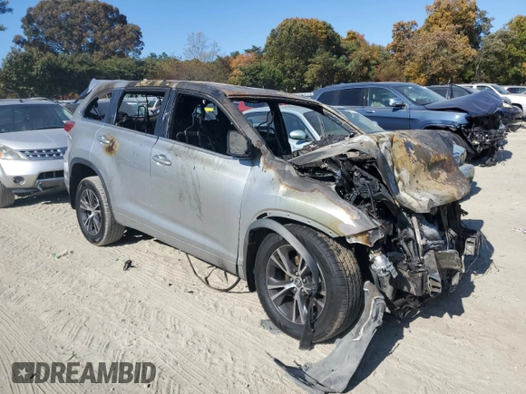 2017 Toyota Highlander with VIN NOVIN77499314, listed as a Copart auction lot 43692465 with Not provided miles and Non repairable. Bid and sale history available at DreamBid. Image 4.