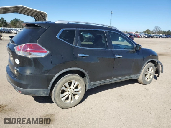 2016 Nissan Rogue SV with VIN KNMAT2MV8GP643775, listed as a Copart auction lot 47110385 with 114,330 mi miles and Salvage Title. Bid and sale history available at carsss.com. Image 3.