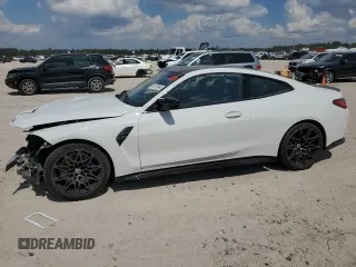 2023 BMW M4 Competition with VIN WBS33AZ0XPCL63002, listed as a Copart auction lot 61737994 with 15,530 mi miles and Salvage Title. Bid and sale history available at carsss.com. Image 1.