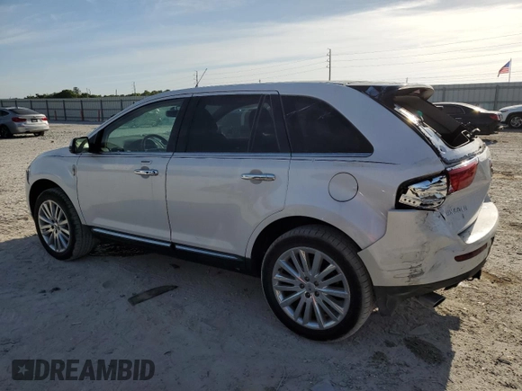 2013 Lincoln MKX with VIN 2LMDJ6JK2DBL08616, listed as a Copart auction lot 51866105 with 83,511 mi miles and Salvage Title. Bid and sale history available at carsss.com. Image 2.