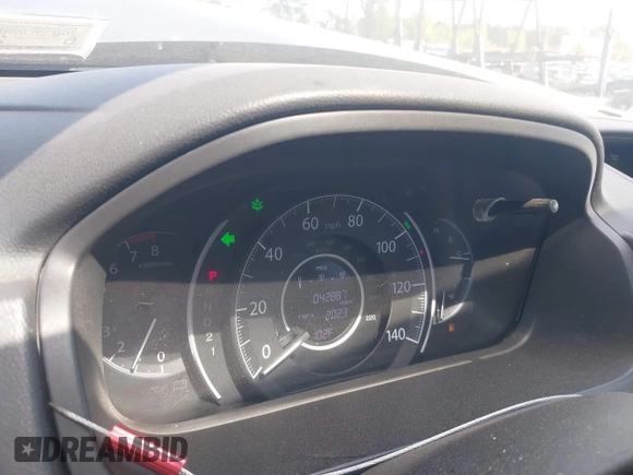 2013 Honda CR-V EX-L with VIN 2HKRM4H75DH610974, listed as a IAAI auction lot 42524910 with 42,887 mi miles and . Bid and sale history available at DreamBid. Image 7.
