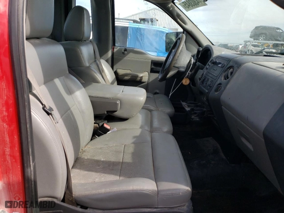 2005 Ford F-150 XL with VIN 1FTRF12225NA49687, listed as a Copart auction lot 44303845 with 83,817 mi miles and Clean Title. Bid and sale history available at carsss.com. Image 10.