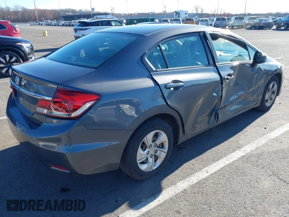 2013 Honda Civic LX z VIN 2HGFB2F5XDH544821, wystawiony jako IAAI lot #41821437 z przebiegiem 221 487 mil mil oraz . Historia ofert i sprzedaży dostępna na DreamBid. Obrazek 4.