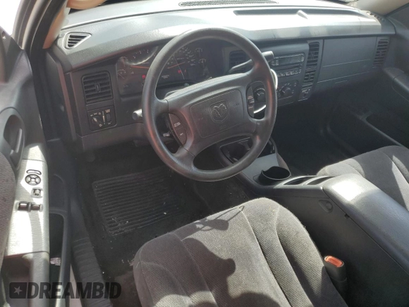 2003 Dodge Dakota SLT with VIN 1D7HL42XX3S333865, listed as a Copart auction lot 73509404 with 123,515 mi miles and Salvage Title. Bid and sale history available at carsss.com. Image 8.