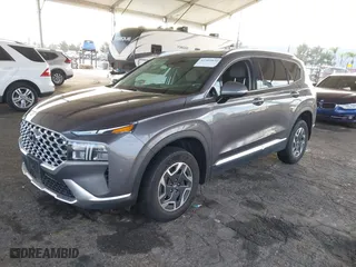 2021 Hyundai Santa Fe Hybrid Blue with VIN KM8S2DA12MU006345, listed as a IAAI auction lot 41505836 with 96,446 mi miles. Bid and sale history available at carsss.com. Image 17.